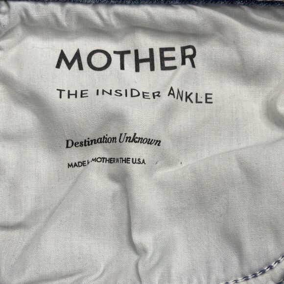 Mother Superior The Insider Ankle Jeans Womens 30 Destination Unknown  Blue - Picture 10 of 15